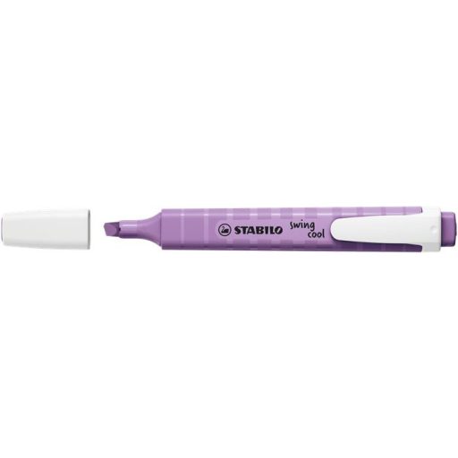 Szövegkiemelő, 1-4 mm, STABILO "Swing Cool NatureCOLORS Wildflowers", szürkéslila