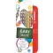 Színes ceruza készlet, háromszögletű, balkezes, STABILO "EasyColours", 6 különböző szín