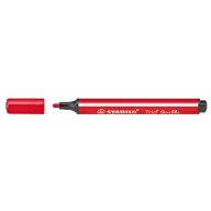   Filctoll, 1,5-2 mm, rugós hegy, STABILO "Trio Scribbi", piros