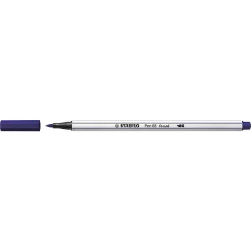 Ecsetirón, STABILO "Pen 68 brush", sötétkék