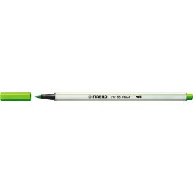 Ecsetirón, STABILO "Pen 68 brush", fűzöld