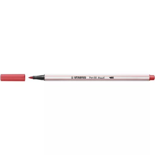 Ecsetirón, STABILO "Pen 68 brush", rozsdavörös
