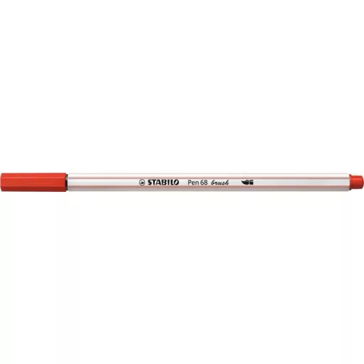 Ecsetirón, STABILO "Pen 68 brush", piros