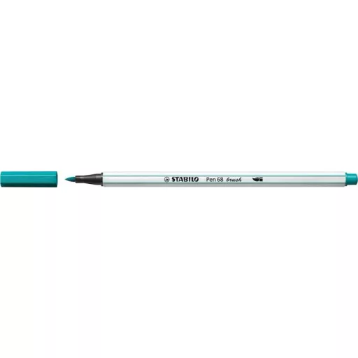 Ecsetirón, STABILO "Pen 68 brush", türkizkék