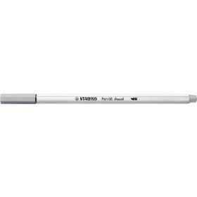 Ecsetirón, STABILO "Pen 68 brush", középszürke