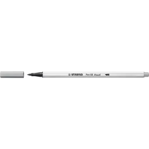 Ecsetirón, STABILO "Pen 68 brush", középszürke