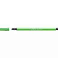 Filctoll, 1 mm, STABILO "Pen 68", neon zöld