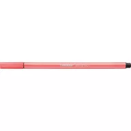 Filctoll, 1 mm, STABILO "Pen 68", neon piros