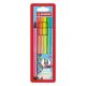 Filctoll készlet, 1 mm, STABILO "Pen 68", 6 neon szín
