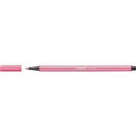  Filctoll, 1 mm, STABILO "Pen 68", halvány rózsaszín