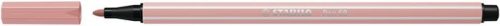Filctoll, 1 mm, STABILO "Pen 68", hajnalpír