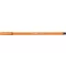 Filctoll, 1 mm, STABILO "Pen 68", halvány narancssárga