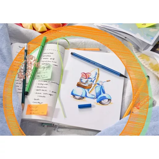 Filctoll készlet, 1 mm, STABILO "Pen 68", 30 különböző szín