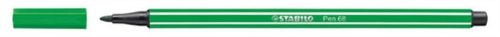 Filctoll, 1 mm, STABILO "Pen 68", zöld