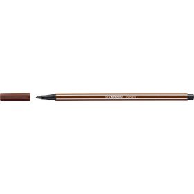 Filctoll, 1 mm, STABILO "Pen 68", barna