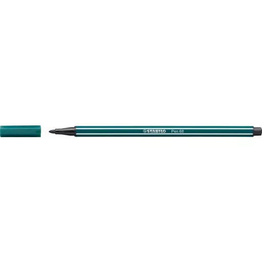 Filctoll, 1 mm, STABILO "Pen 68", türkizzöld