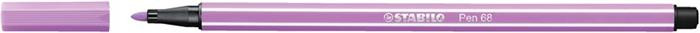 Filctoll, 1 mm, STABILO "Pen 68", pasztell-lila