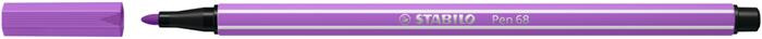 Filctoll, 1 mm, STABILO "Pen 68", szilva