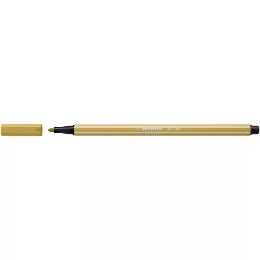 Filctoll, 1 mm, STABILO "Pen 68", khaki