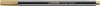 Filctoll, 1,4 mm, STABILO "Pen 68 metallic", arany