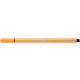 Filctoll, 1 mm, STABILO "Pen 68", papaya