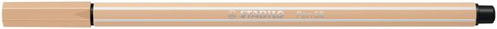 Filctoll, 1 mm, STABILO "Pen 68", bőrszín