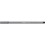 Filctoll, 1 mm, STABILO "Pen 68", sötét szürke