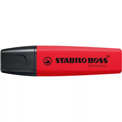 Szövegkiemelő display, 2-5 mm, STABILO "BOSS original", Stabilo piros