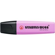   Szövegkiemelő, 2-5 mm, STABILO "BOSS original Pastel", deres málna