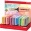 Szövegkiemelő display, 2-5 mm, STABILO "BOSS Pastel", vegyes pasztell színek