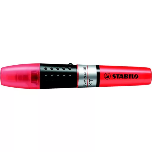 Szövegkiemelő, 2-5 mm, STABILO "Luminator", piros