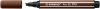 Filctoll, 1-5 mm, vágott hegy, STABILO "Pen 68 MAX", barna