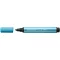 Filctoll, 1-5 mm, vágott hegy, STABILO "Pen 68 MAX", azúrkék