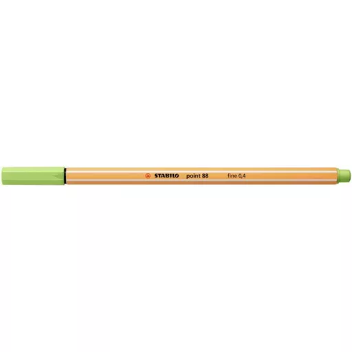Tűfilc, 0,4 mm, STABILO "Point 88", pisztácia