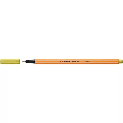 Tűfilc, 0,4 mm, STABILO "Point 88", mustár