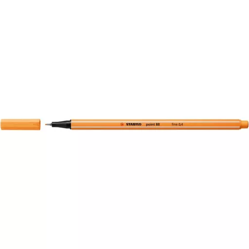 Tűfilc, 0,4 mm, STABILO "Point 88", papaya