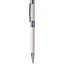 Golyóstoll, fehér, középen zafírkék SWAROVSKI® kristállyal töltve, 14cm, ART CRYSTELLA®