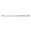 Golyóstoll, fehér "SLIM", fehér SWAROVSKI® kristállyal, 13 cm, ART CRYSTELLA®