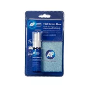   Tisztítófolyadék, érintőkijelzőhöz, mikroszálas kendővel, 25 ml, AF "Multi Screen-Clene"
