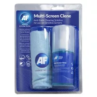   Tisztítófolyadék, képernyőhöz, mikroszálas nagy kendővel, pumpás, 200 ml, AF "Multi screen-clene"