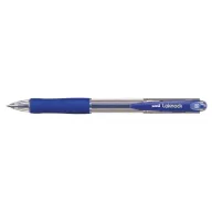   Golyóstoll, 0,3 mm, nyomógombos, UNI "SN-100 Laknock", kék