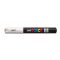 Dekormarker, 0,7-1,0 mm, UNI "Posca PC-1M", fehér