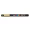 Dekormarker, 0,7 mm, UNI "Posca PC-1MR", arany