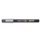 Dekormarker, 0,7 mm, UNI "Posca PC-1MR", ezüst