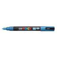   Dekormarker, 0,9-1,3 mm, UNI "Posca PC-3ML", fényes kék