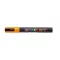Dekormarker, 0,9-1,3 mm, UNI "Posca PC-3M", ragyogó sárga