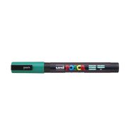   Dekormarker, 0,9-1,3 mm, UNI "Posca PC-3M", smaragdzöld