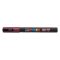 Dekormarker, 0,9-1,3 mm, UNI "Posca PC-3M", vörösbor