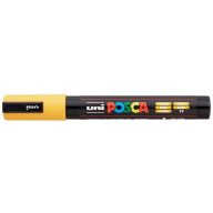 Dekormarker, 1,8-2,5 mm, UNI "Posca PC-5M", okker