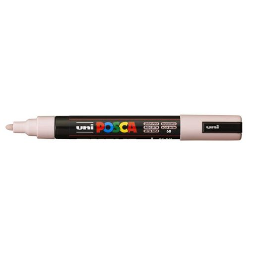 Dekormarker, 1,8-2,5 mm, UNI "Posca PC-5M", szatén rózsaszín